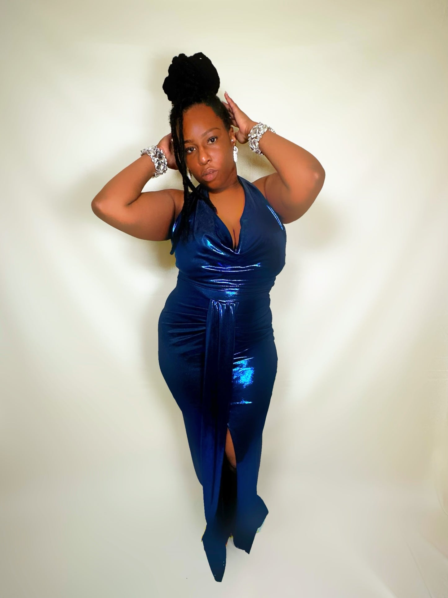 Blue Diamond maxi dress